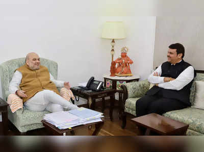 devendra fadnavis meets amit shah : दिल्लीत अमित शहांना भेटले फडणवीस; सत्ता बदलाच्या राजकीय चर्चांवर  म्हणाले...