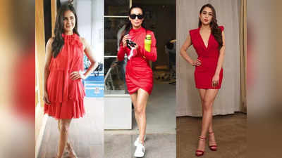 पार्टीसाठी व्हा सज्ज, red dress मिळताहेत १००० च्या आत