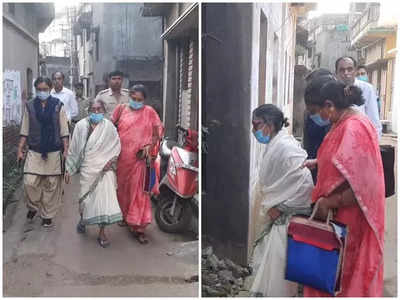 গুণধর ছেলের ঝাঁটার বাড়ি খেয়ে ভিটেছাড়া বৃদ্ধা! হাইকোর্টের নির্দেশে ফিরলেন ঘরে