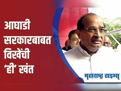 Radhakrishna Vikhe Patil |  आघाडी सरकारकडून पाणी प्रश्नाला प्राधान्य दिले जात नाही