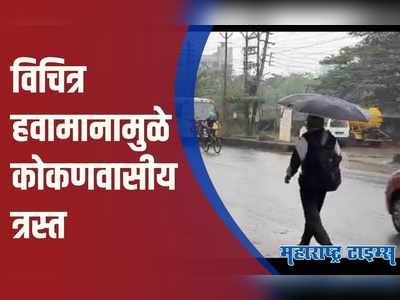 Ratnagiri Rain : रत्नागिरीत अवकाळी पाऊस; विचित्र हवामानामुळे नागरिक त्रस्त