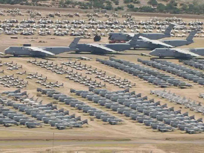 Planes boneyard or aircraft graveyard 011