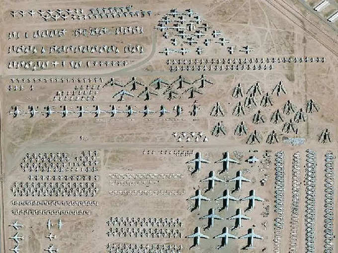 Planes boneyard or aircraft graveyard 013