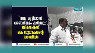 അള മുട്ടിയാല്‍ അണലിയും കടിക്കും, ബിജെപിക്ക് കെ സുധാകരന്റെ താക്കീത്!! സിപിഎമ്മിന് രൂക്ഷ വിമർശനവും, വീഡിയോ കാണാം