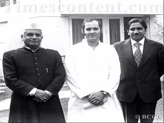 संजय गांधी के साथ एन डी तिवारी (फाइल फोटो)