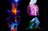 Pics: ఫ్లోరోసెంట్ పెయింటింగ్స్.. మోడల్స్ బాడీపైనే క్రియేటివిటీ!