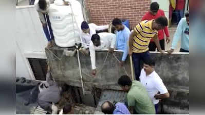 अहमदनगरमध्ये भरवस्तीत बिबट्याचा धुमाकूळ; लहान मुलांसह ५ जण जखमी