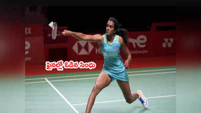 BWF World Tour Finalsలో ఓడిన పీవీ సింధు.. రజతంతో సరి