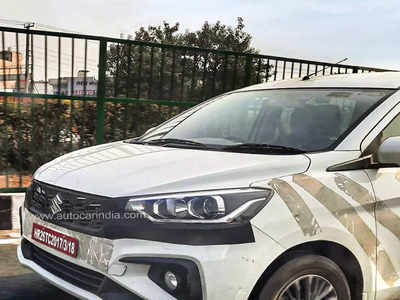 मस्त! नवीन रुपात येतेय बेस्ट सेलिंग 7-सीटर MPV Maruti Ertiga, पहिल्यांदाच टेस्टिंगवेळी झाली स्पॉट, लाँचिंग लवकरच; बघा फोटो!