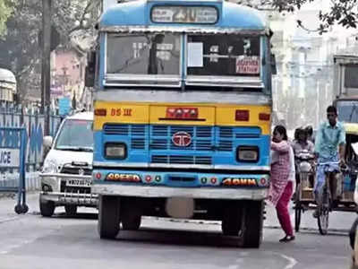 পুরভোটের কাজে ১৩৯০ বাস, দিন পাঁচেক দুর্ভোগ