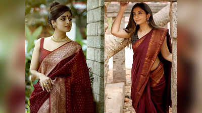 2 हजार रुपए से भी कम कीमत में मिलेंगी मरून कलर की यह Silk Saree, यह 5 ऑप्शन रहेंगे बेस्ट