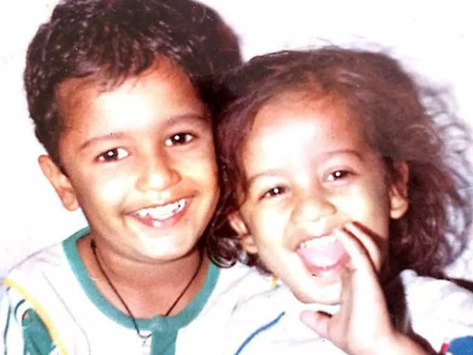 Vicky Kaushal adorable childhood pictures