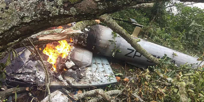 military chopper crashed latest visuals