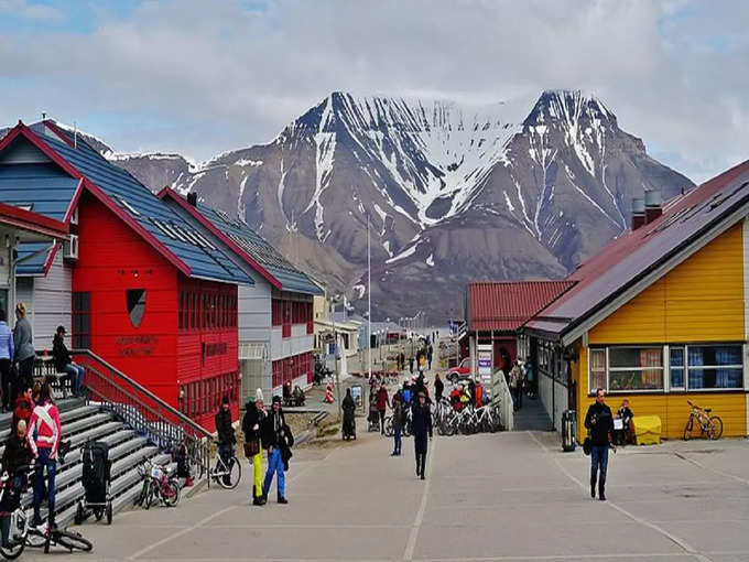लॉन्गइयरब्येन, नॉर्वे - Longyearbyen, Norway in Hindi