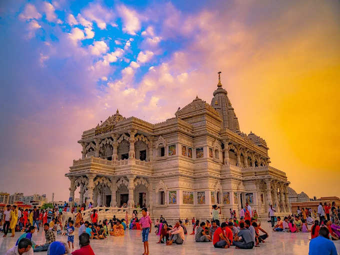 प्रेम मंदिर, वृंदावन, उत्तर प्रदेश - Prem Mandir, Vrindavan, Uttar Pradesh in Hindi