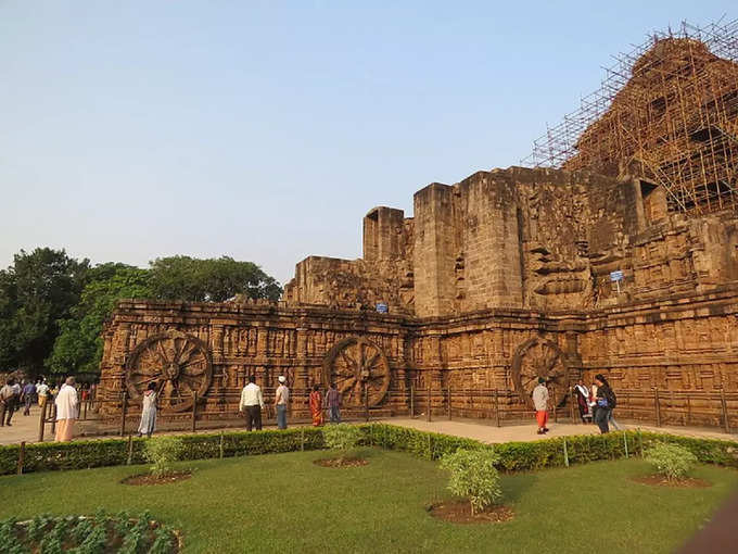 कोणार्क मंदिर, ओडिशा - The Konark temple, Orissa in Hindi