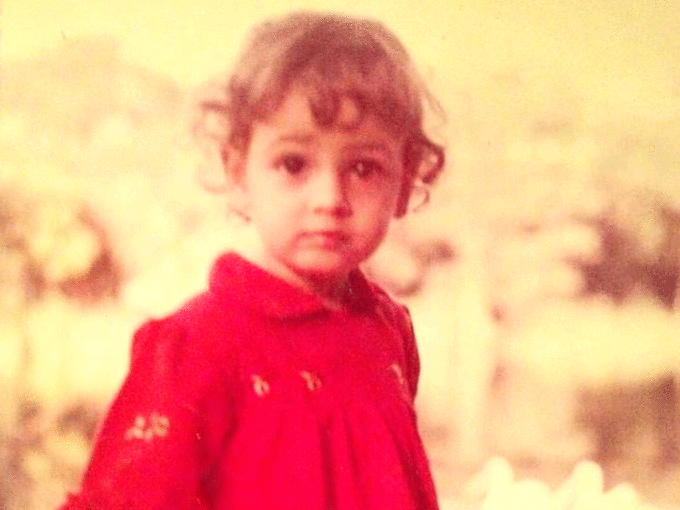 Dia Mirza Childhood Pic