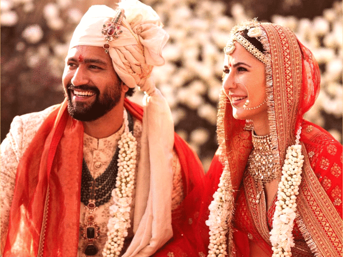Katrina Kaif and Vicky Kaushal First Wedding Picture
