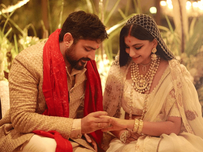 Rhea Kapoor and Karan Boolani First Wedding Picture