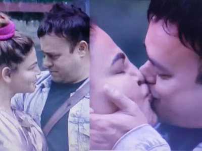 राखी सावंत और रितेश ने टीवी पर पहली बार किया एक दूसरे को KISS, घरवाले हुए हैरान