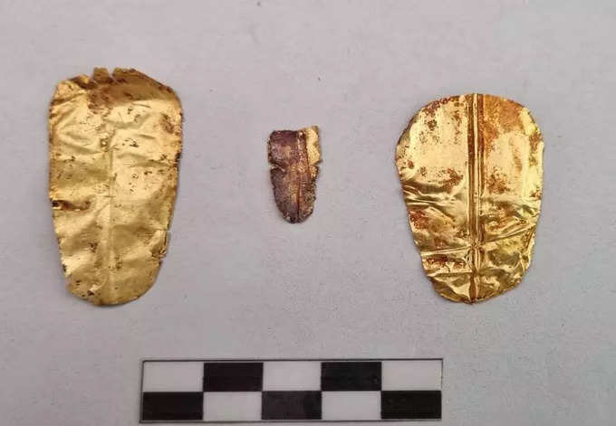 egypt tongues gold mummies