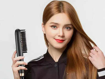 हे Straightening Brush केस वाळवतील आणि स्ट्रेट आणि कर्लसुद्धा करतील