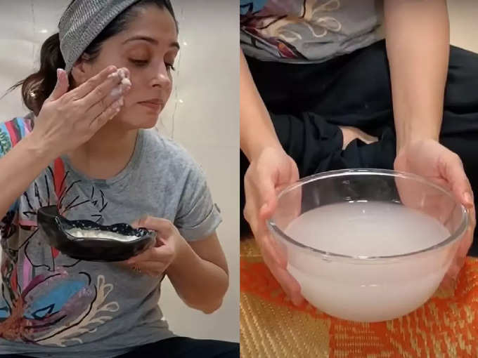 चावल के पानी से धोएं चेहरा