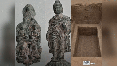चीनमध्ये आढळली गौतम बुद्धांची २२०० वर्षांपूर्वीची तांब्याची मूर्ती