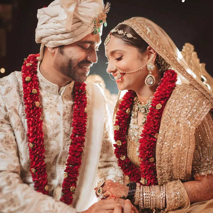 Ankita Lokhande shares wedding pictures husband vicky jain wrote We’are now officially Mr &amp; Mrs Jain