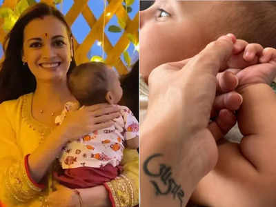 दीया मिर्जा ने दिखाया बेटे अव्यान का चेहरा, कहा- मेरा नन्हा मोगली 4 महीने का हो गया