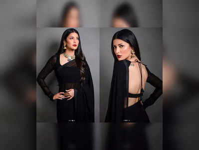 या Black Saree मध्ये दिसाल अप्रतिम सुंदर, सेलमध्ये मिळवा खास ऑफरही