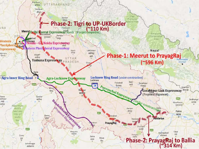 यूपी के तमाम एक्सप्रेसवे से ऐसे कनेक्ट होगा गंगा एक्सप्रेसवे