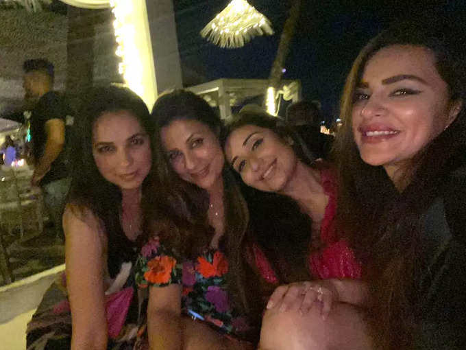 mouni roy bachelor party