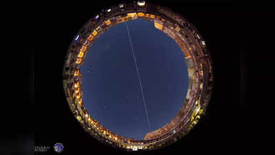 रोम में कोलोसियम के ऊपर से गुजरा अंतरराष्ट्रीय अंतरिक्ष स्टेशन, तस्वीर देख आप भी बोले उठेंगे वाह