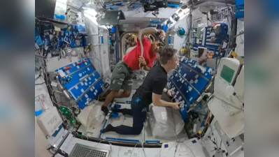 ઝીરો ગ્રેવિટીમાં ભારતીય મૂળના અવકાશ યાત્રી બન્યા બાર્બર, NASAએ વીડિયો શેર કર્યો