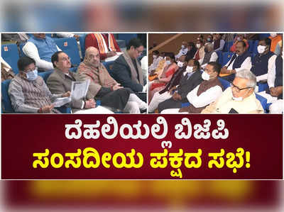 ದೆಹಲಿಯಲ್ಲಿ ಬಿಜೆಪಿ ಸಂಸದೀಯ ಪಕ್ಷದ ಸಭೆ: ಪ್ರಮುಖ ಗಣ್ಯರು ಭಾಗಿ!