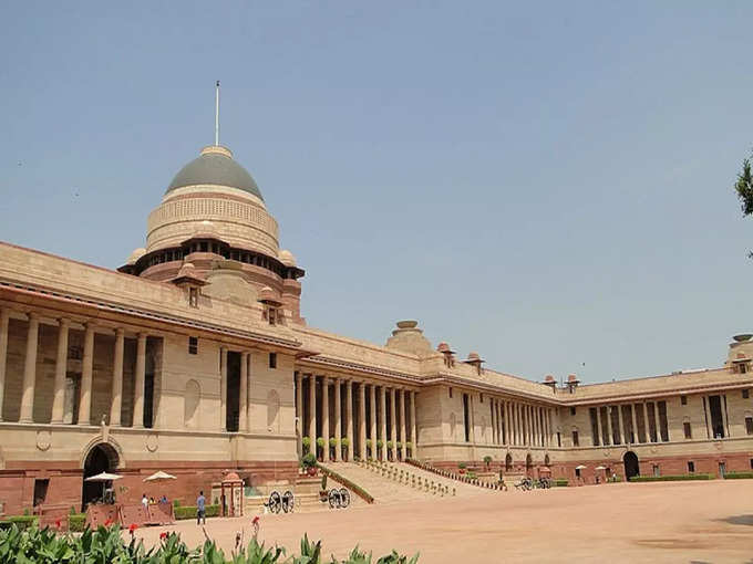 राष्ट्रपति भवन, नई दिल्ली, भारत - Rashtrapati Bhavan, New Delhi, India in Hindi