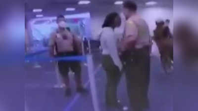 पुलिसकर्मी ने महिला को मारा थप्पड़, वीडियो देख सबको गुस्सा आ गया