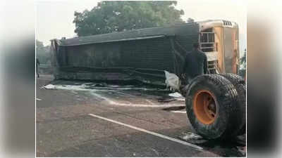 Unnao Bus Accident: उन्नाव में मुंबई जा रही वोल्वो बस पलटी, कई जख्‍मी, मचा कोहराम