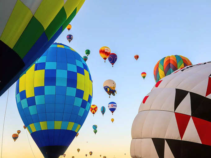 हॉट एयर बलून राइड - Hot Air Balloon Ride in Pushkar, Jaipur and Ranthambore Hindi