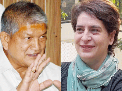 Uttarakhand election: उत्तराखंड में कांग्रेस की संकट मोचन बनीं प्रियंका गांधी, बगावती हरीश रावत से की बात, मनाया