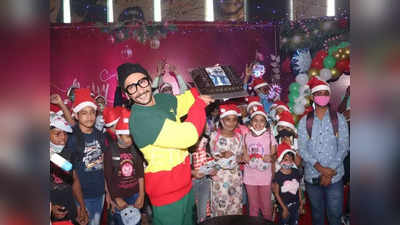 रणवीर सिंह ने NGO के बच्चों के साथ देखी 83, ऐक्टर ने केक काटकर मनाया क्रिसमस