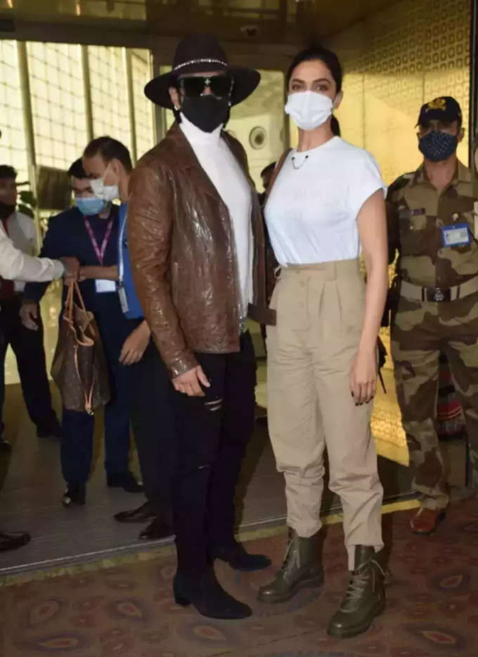 Deepika Padukone and Ranveer Singh ahead of New Year Eve