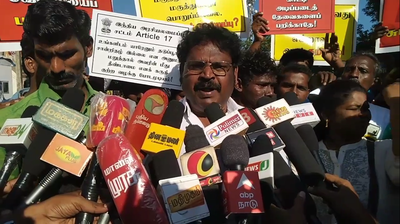 முழங்கிய இயக்குநர் கவுதமன்; மூட்டை கட்டிய போலீஸ்!