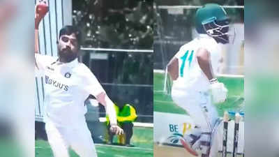 मोहम्मद सिराज का थ्रो तेबा बावुमा के टखने पर जाकर लगी गेंद, गेंदबाज ने जाकर माफी मांगी