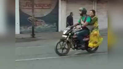 इंदौर में जिस बाइक से विक्की कौशल ने सारा अली खान को घुमाया, उस पर स्कूटी का नंबर, बढ़ सकती हैं मुश्किलें
