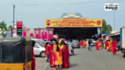 சென்னை-திருச்சி தேசிய நெடுஞ்சாலையில் போக்குவரத்து நெரிசல்!