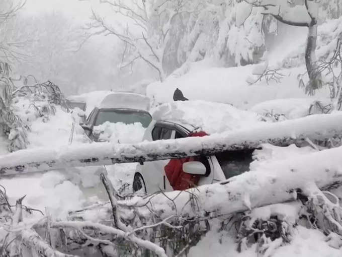 Murree is declared calamity hit area, northeast of the capital Islamabad (1).