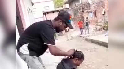 Gorakhpur News: छेड़खानी की दी तालीबानी सजा, पहले युवक को बेहरहमी से पीटा फिर मुंड़वाया सिर