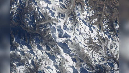 અંતરિક્ષમાંથી ઘટાદાર વૃક્ષ જેવી દેખાય છે હિમાલય પર્વતમાળા, ફોટોમાંથી શોધી બતાવો માઉન્ટ એવરેસ્ટ 